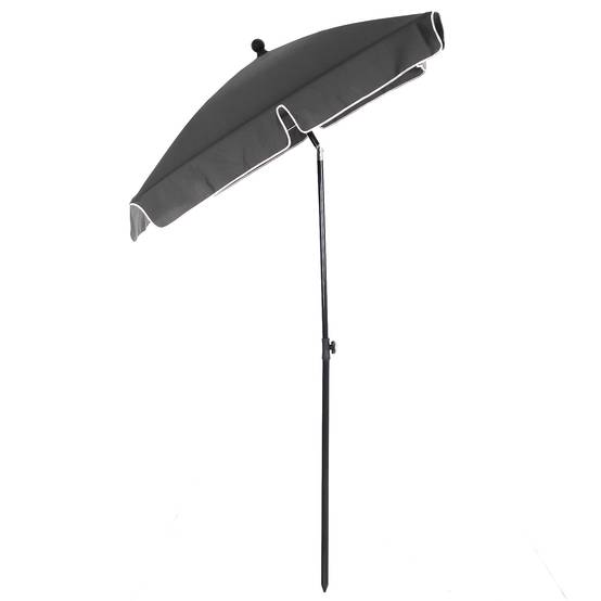 ComfortXL - Parasol rectangulaire inclinable aluminium polyester balcon protection 198cm gris - ComfortXL Outdoor Living - Image 7