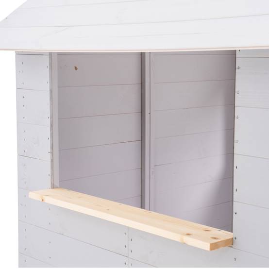 Maisonnette modulable sur pilotis avec balcon et glissière PERCE-NEIGE en bois FSC® - Image 4
