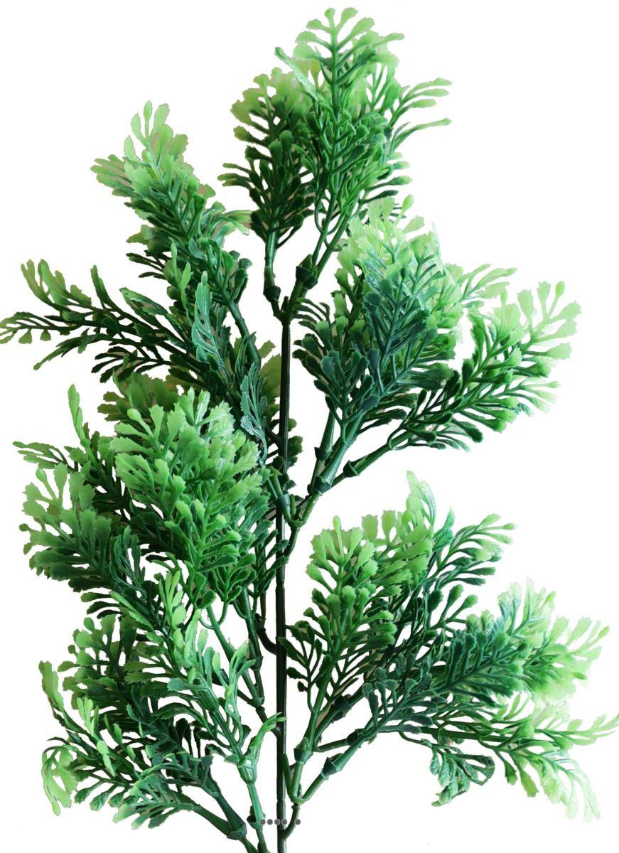Artificielles - Pinus factice en piquet H42cm plastique extérieur très dense 27 têtes - Imagen 2