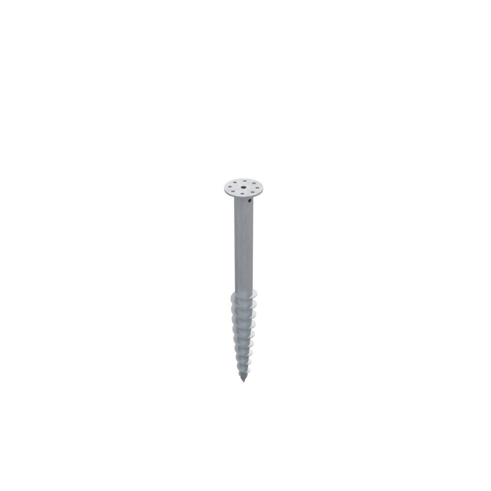 Vis de Fondation SPIRAL - Pour Terrasse - Hauteur : 80cm - Support en L inclus - Fixation Sans Beton - Imagen 5