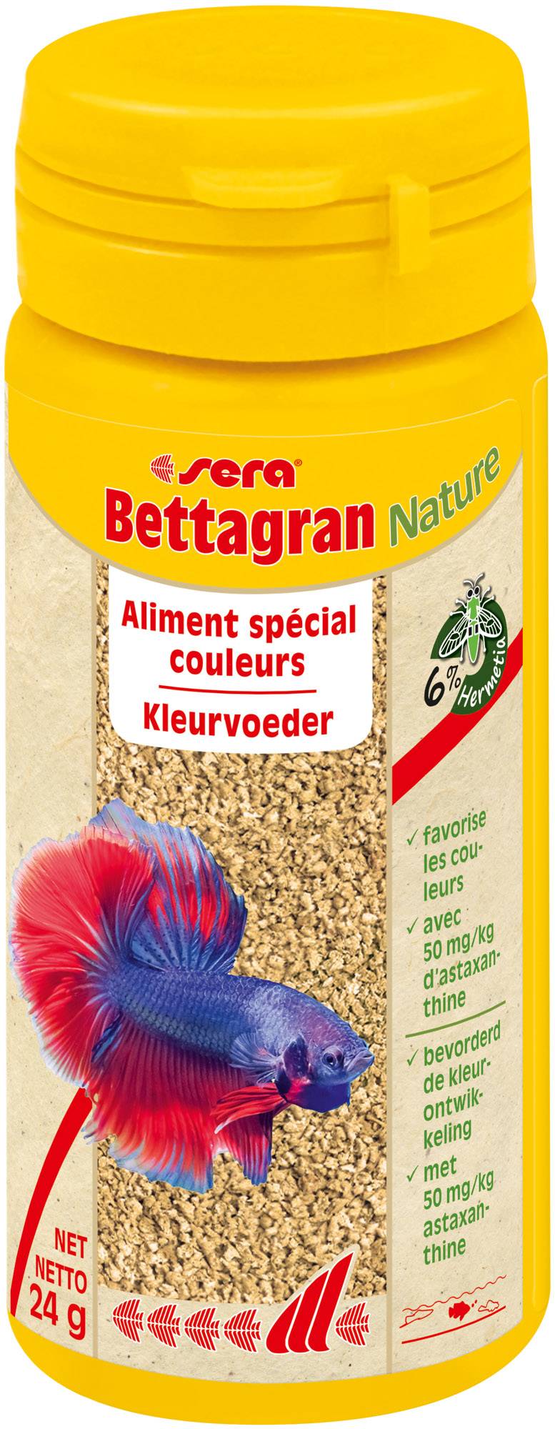 Sera - Sera - Aliment spécial couleurs Bettagran Nature 50 ml