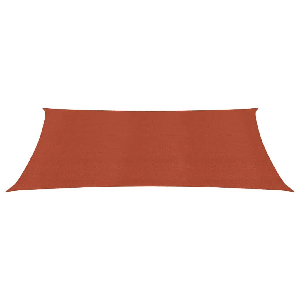 Helloshop26 - Voile toile d'ombrage parasol 160 g/m² 2 x 4,5 m PEHD orange - Imagen 1