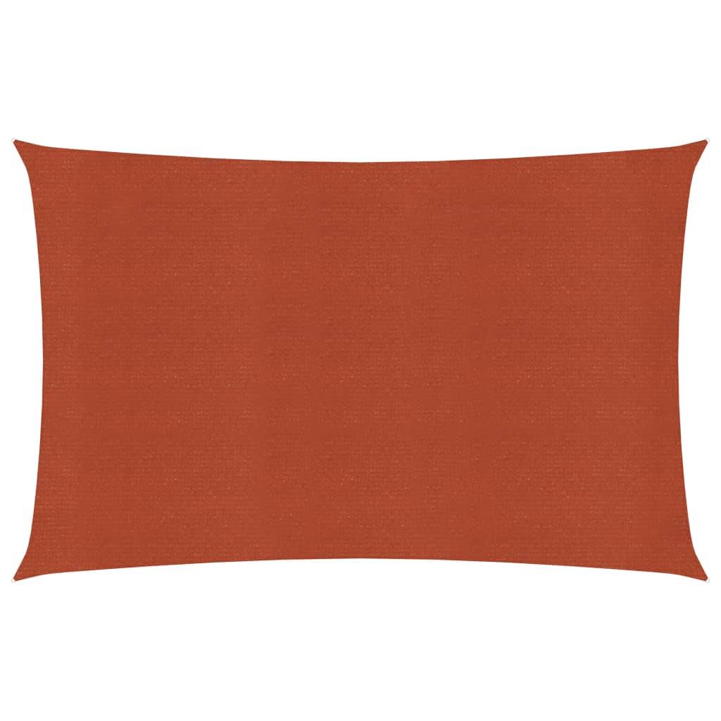 Helloshop26 - Voile toile d'ombrage parasol 160 g/m² 2 x 4,5 m PEHD orange - Imagen 2