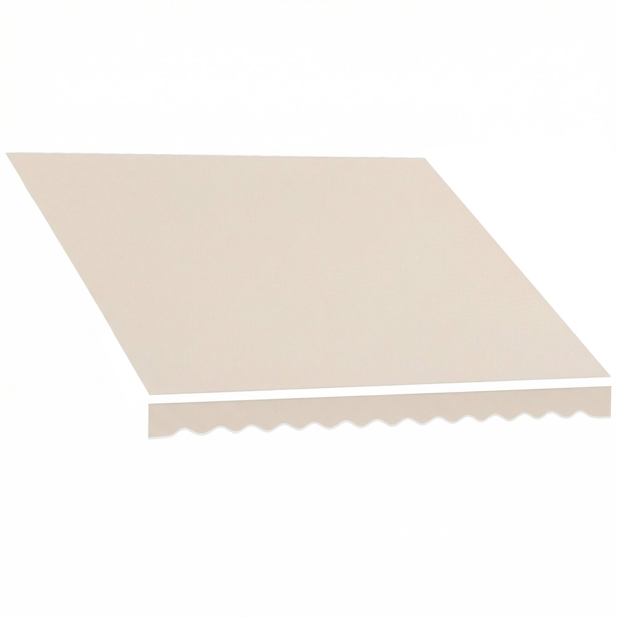 Toile De Remplacement Store Terrasse 3x2.5m Crème - 280x245cm 100% Polyester UV