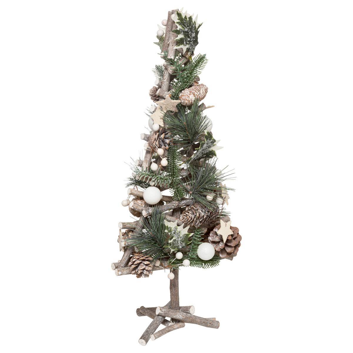 Feeric Christmas - Sapin avec branches Nature 55cm blanc - Feeric Lights & Christmas