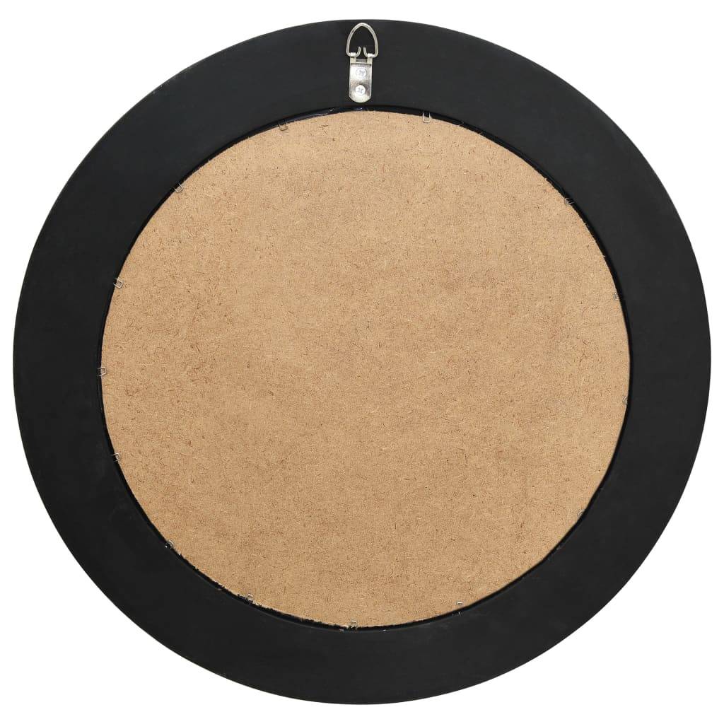 Maison Chic - Miroir mural - Miroir décoratif style baroque 50 cm noir - Image 4