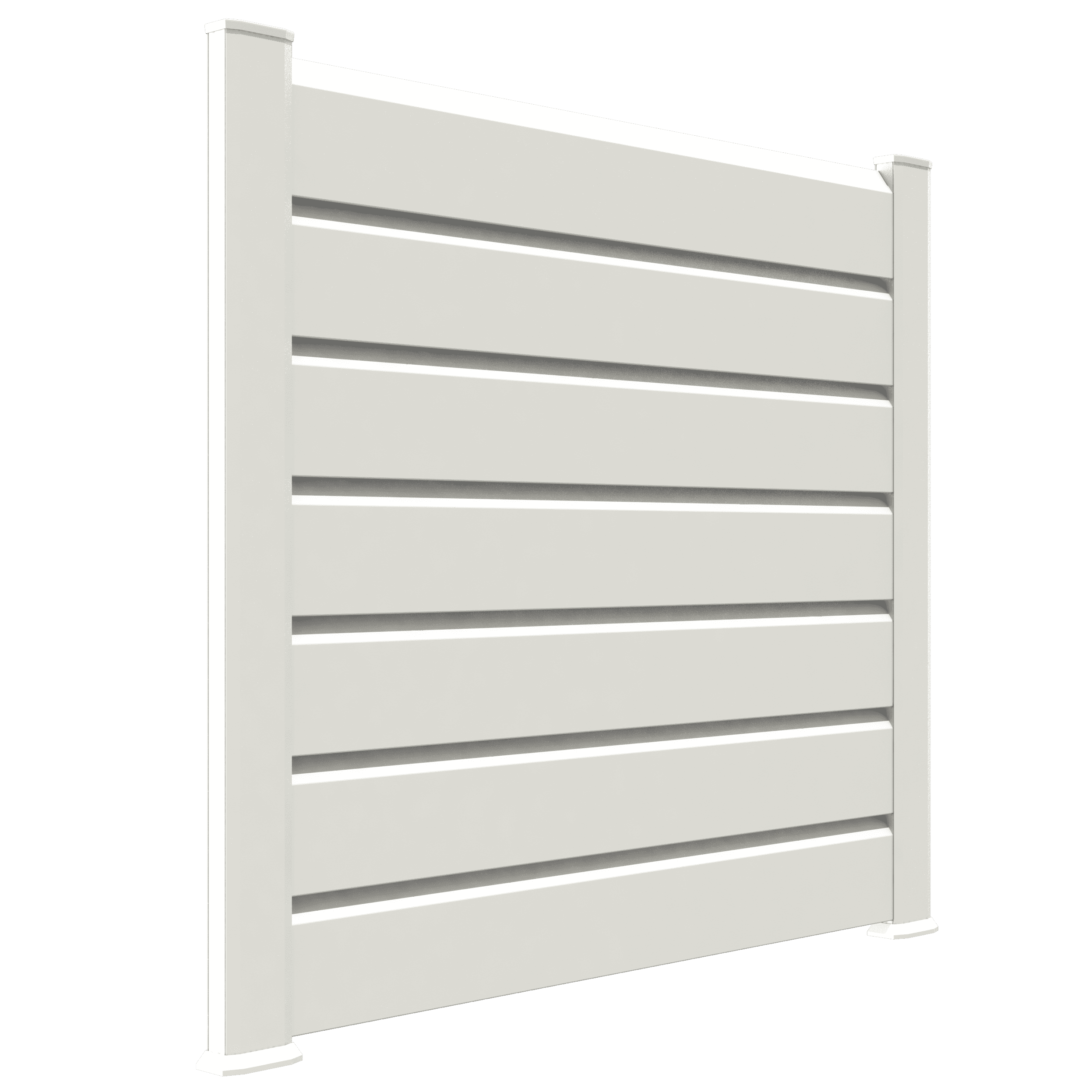 Closea - Kit départ clôture PVC blanc – lg : 1m50 x ht : 1m30 Closea - Imagen 1