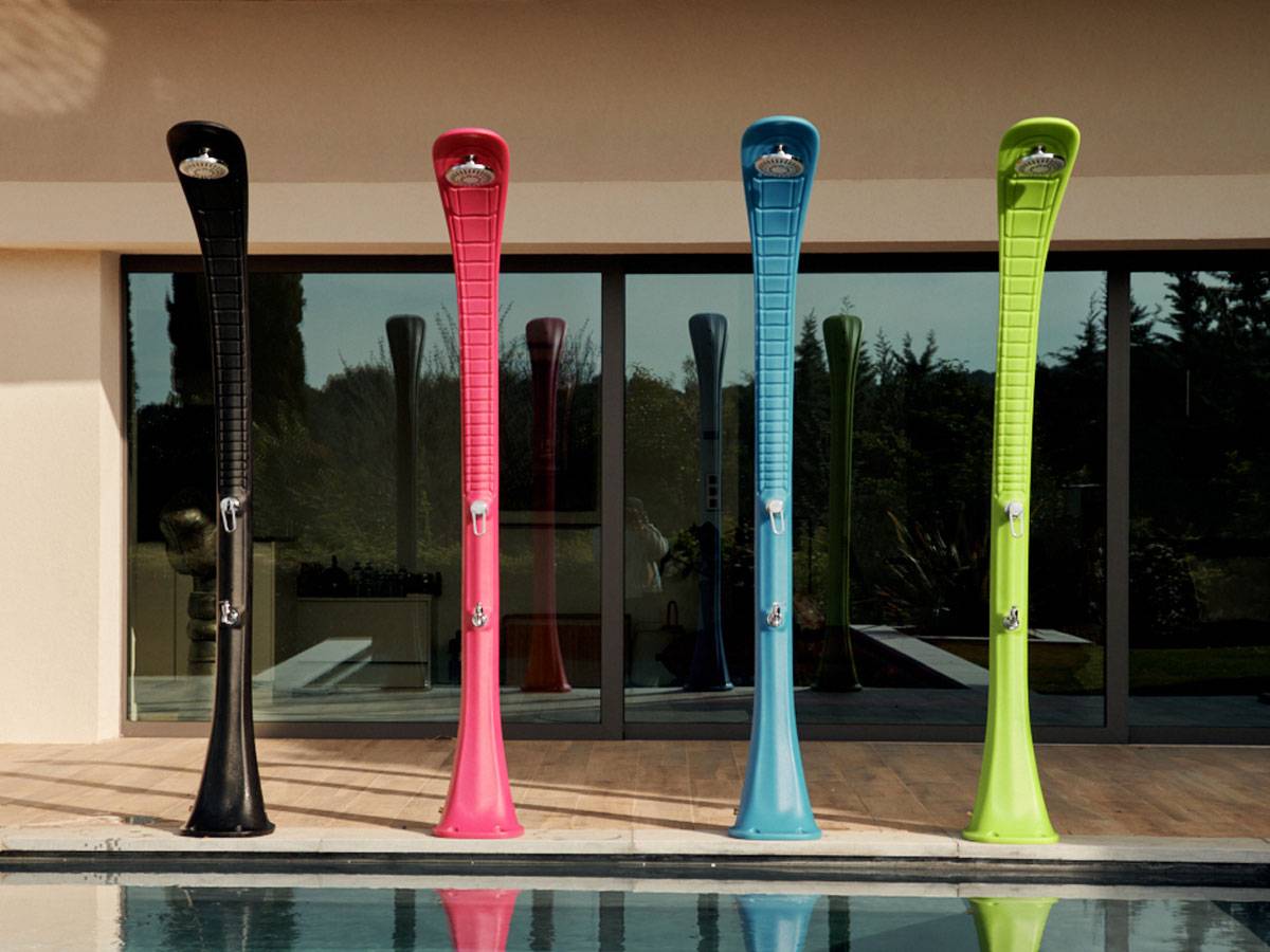 Formidra - Douche solaire 32 litres Formidra Cobra Vert Avec rince-pieds - Imagen 2