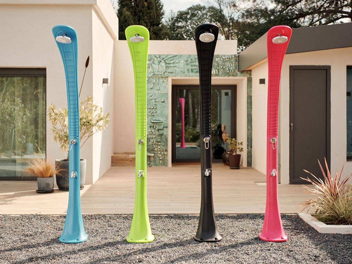Formidra - Douche solaire 32 litres Formidra Cobra Vert Avec rince-pieds - Imagen 6