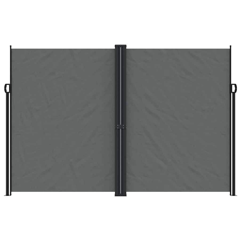 Auvent latéral acier anthracite 600 x 220 cm - PANGIVO - Image 3