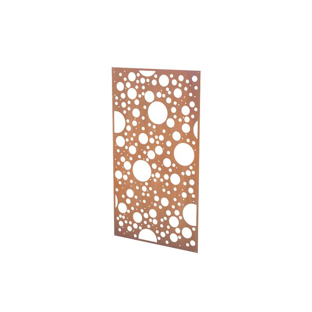Decklinea - Treillis corten THALIAS - 900x1600x2mm - Panneau occultant en Acier Corten - Imagen 1
