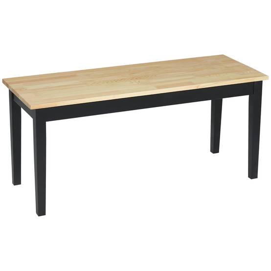 PANGIVO - Banc en bois de pin naturel 102 x 36 x 45 cm - PANGIVO - Image 1
