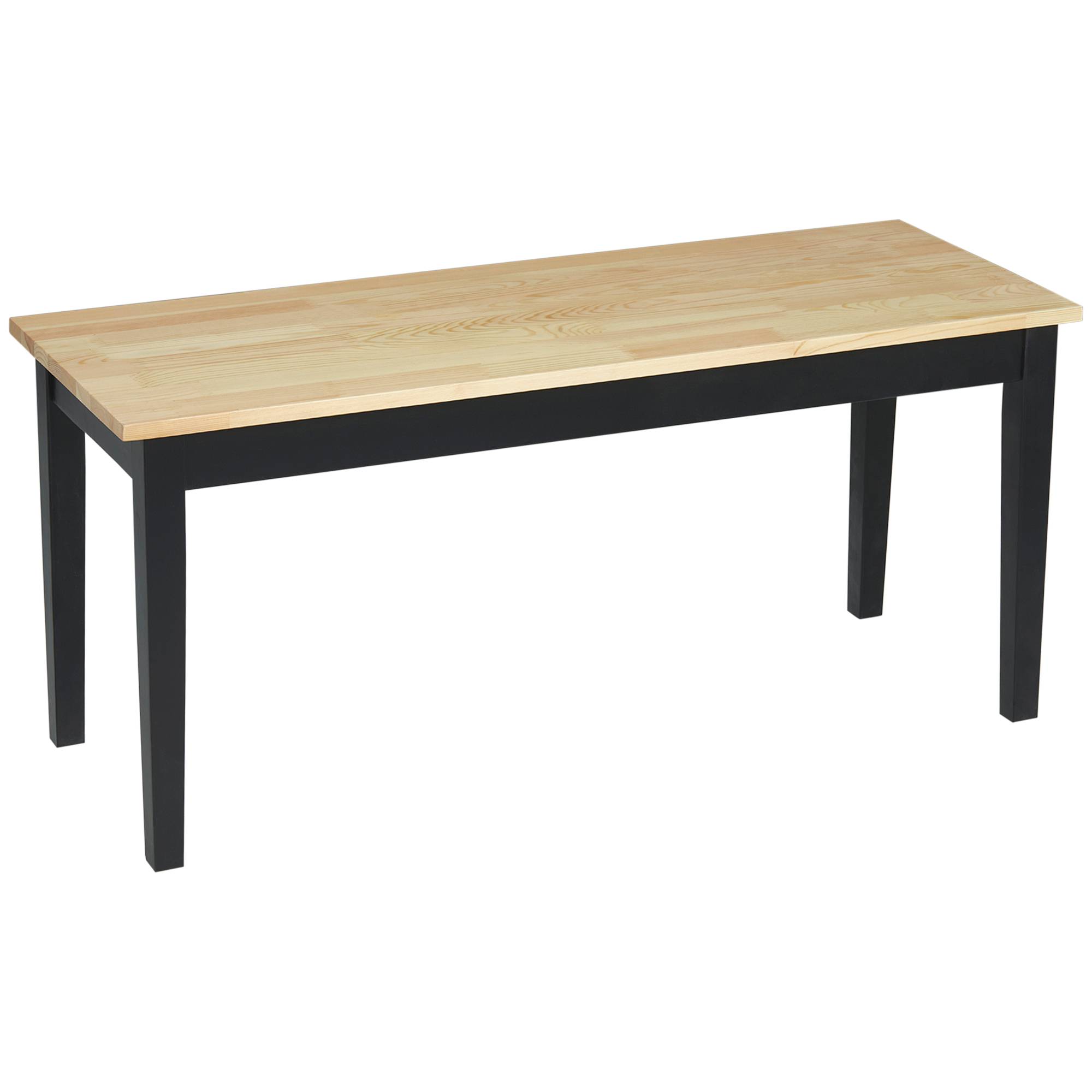 PANGIVO - Banc en bois de pin naturel 102 x 36 x 45 cm - PANGIVO - Image 1