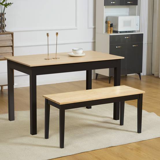 PANGIVO - Banc en bois de pin naturel 102 x 36 x 45 cm - PANGIVO - Image 2