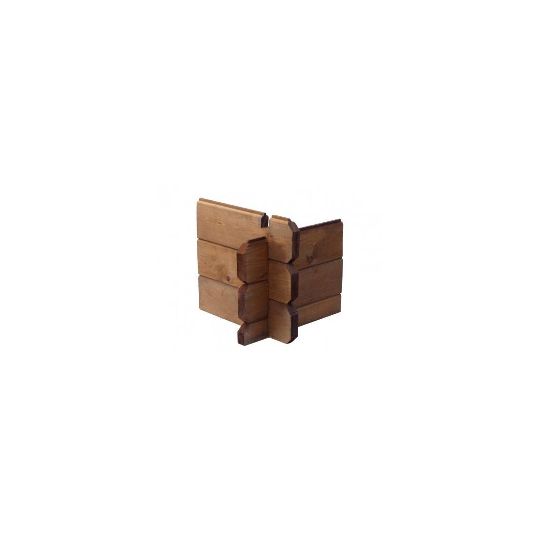 Altanka - Abri de jardin en bois - 11.7m2 - 3.9x3m - Traité - Ep. 34mm - Couleur: marron - DOM562 - ALTANKA - Imagen 5
