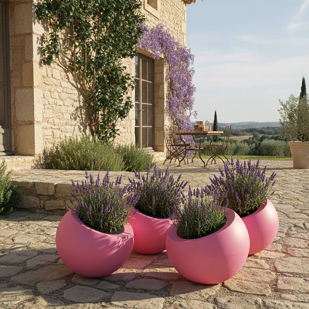 Pot de fleurs dolce vita 300l - plast'up rotomoulage - Image 3