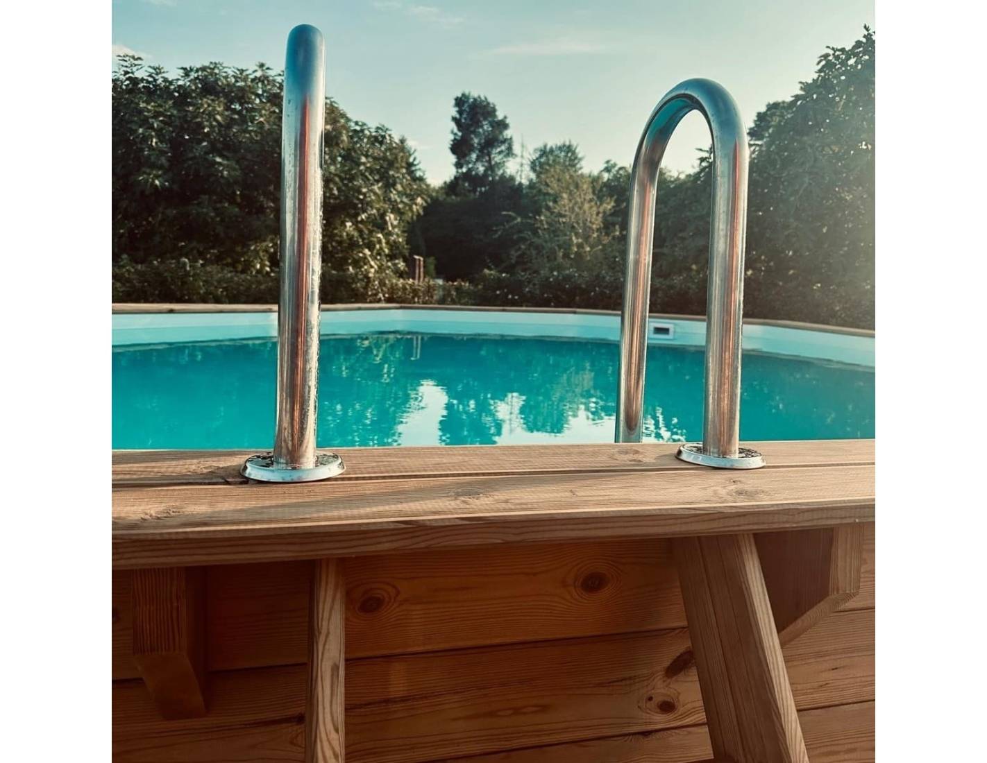 Altanka - Piscine en bois Nemo 5.79x3.49 - H.1.45 m fixations à sceller - BAS7304OSPI+SZA - Imagen 6