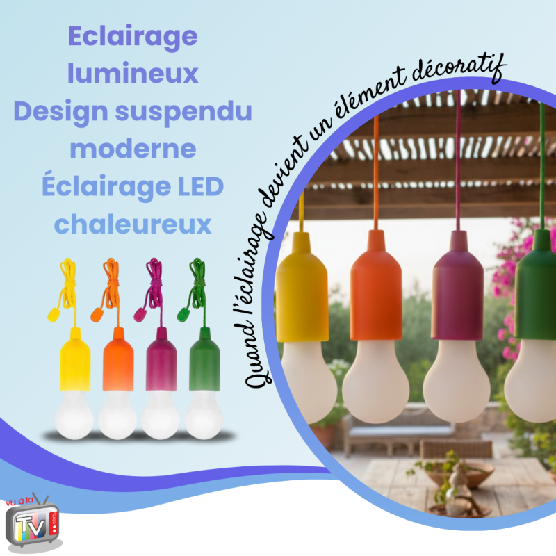 Lampe De Chevet Liseuse Led À Suspendre X 4 | Éclairage D'ambiance Tactile Sans Fil Pour Chambre | Luminaire Décoratif Intérieur Suspendu- VENTEO - Image 4