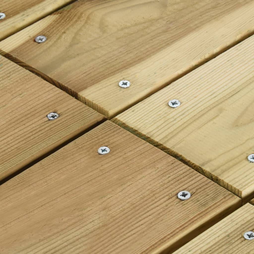 Table de jardin Bois de pin imprégné Vert 220 x 74 x 75 cm - PANGIVO - Image 5