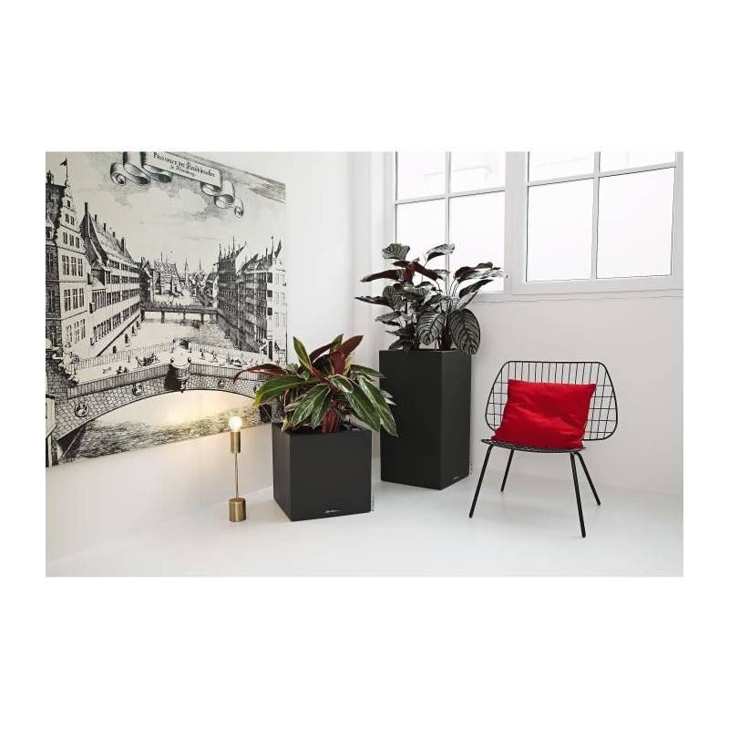 Lechuza - Pot Canto Color 40, noir graphite 7 L 40 cm Lechuza - Imagen 5