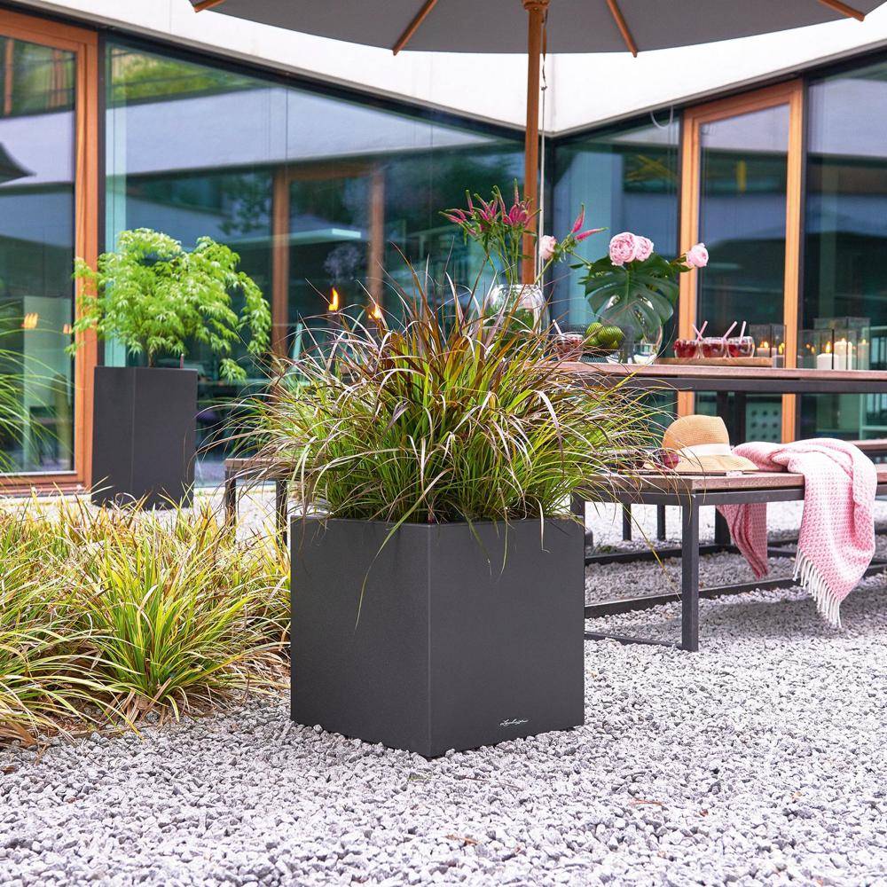 Lechuza - Pot Canto Color 40, noir graphite 7 L 40 cm Lechuza - Imagen 2
