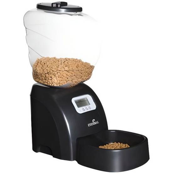 Eyenimal Num'axes - EYENIMAL Distributeur automatique 5 kg de croquettes 45x20x47 cm - Noir - Pour chat et petit chien - Image 1