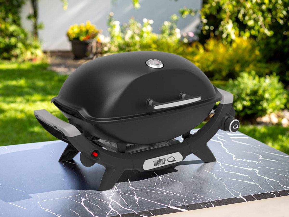 Weber - Barbecue à gaz Q 2100N noir + Plan de travail - Weber - Image 2