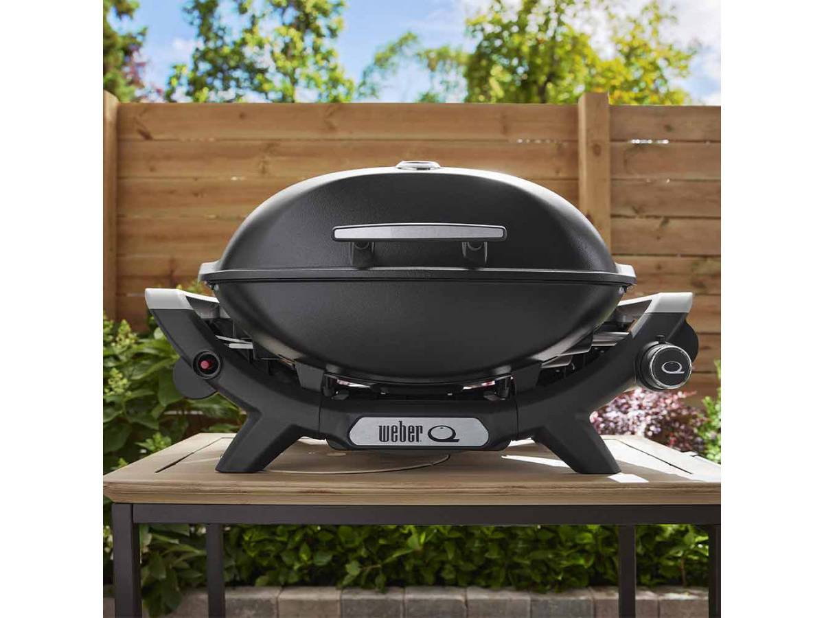Weber - Barbecue à gaz Q 2100N noir + Plan de travail - Weber - Image 5