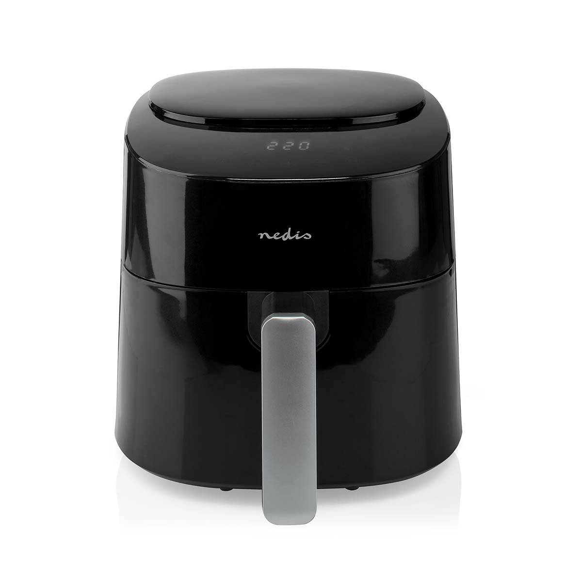 Friteuse à air chaud Air fryer Numérique 4,5L sans huile 1800W NEDIS - Imagen 4
