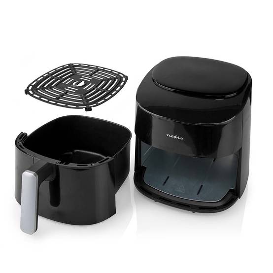Friteuse à air chaud Air fryer Numérique 4,5L sans huile 1800W NEDIS - Imagen 5