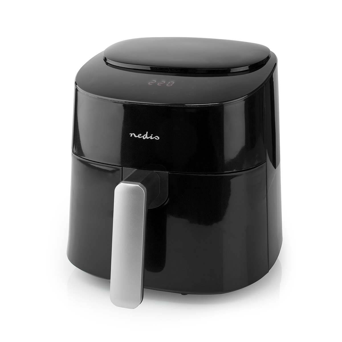 Friteuse à air chaud Air fryer Numérique 4,5L sans huile 1800W NEDIS - Imagen 2