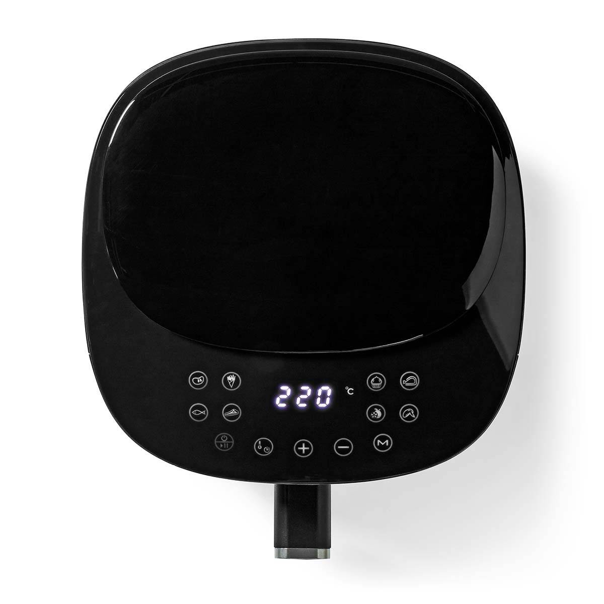 Friteuse à air chaud Air fryer Numérique 4,5L sans huile 1800W NEDIS - Imagen 6
