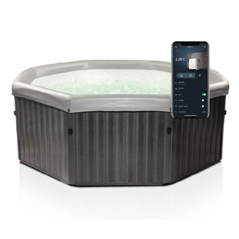 Spa semi rigide 6 places TUSCANY mSpa – spa extérieur – bulles massantes – installation facile – 160x160 cm - Image 2