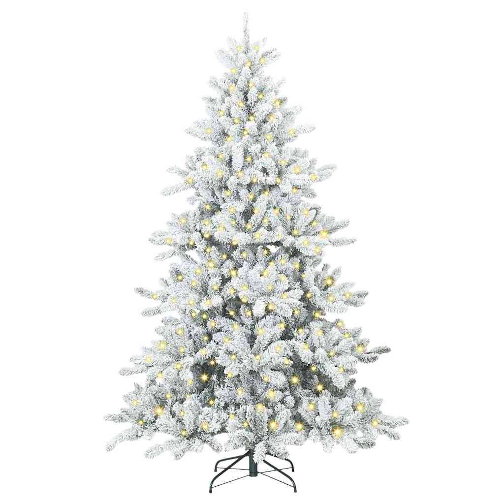 Vidaxl - Sapin de Noël Artificiel à Branches Articulées Blanc 180 cm vidaXL 3397714 - Image 4