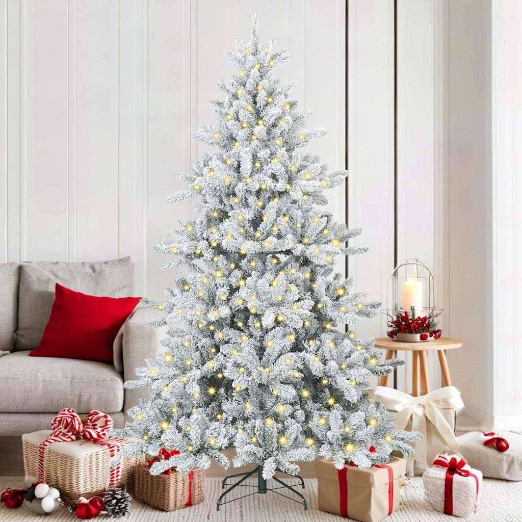 Vidaxl - Sapin de Noël Artificiel à Branches Articulées Blanc 180 cm vidaXL 3397714 - Image 1