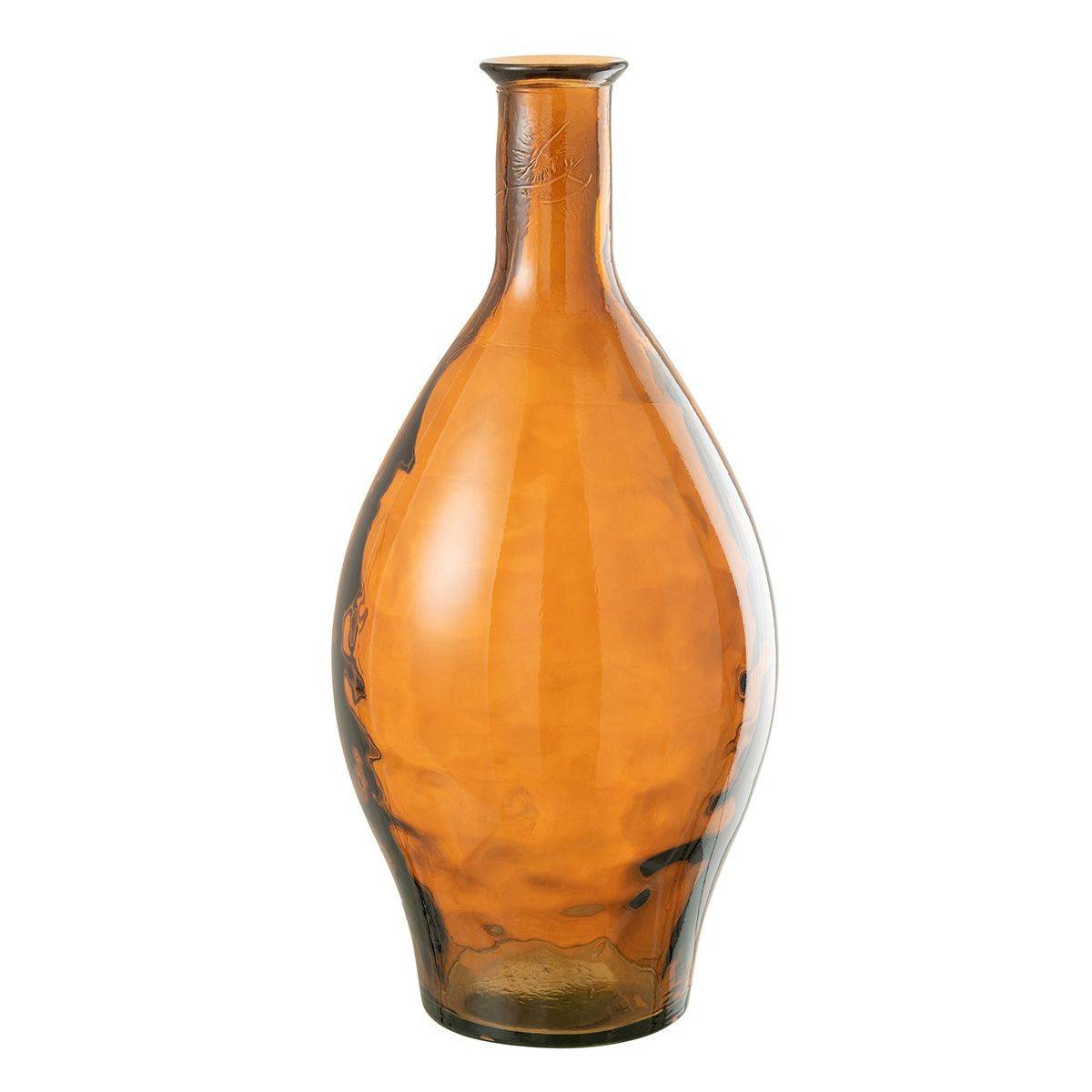 Vase Design en Verre "Cherry" 60cm Marron - Image 1