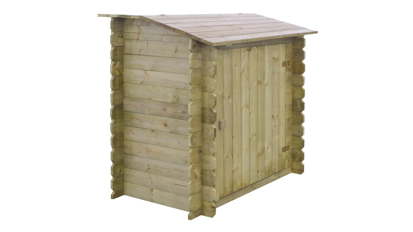 Altanka - Piscine en bois 5,37x5,37 - H.1,31 m - avec filtration et coffre - BAS754OSP+SZA6 - Imagen 6