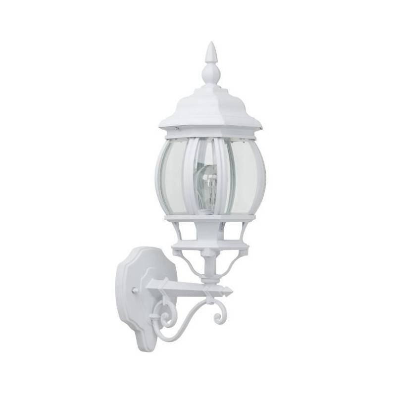 Brilliant - Brilliant - Istria Applique Extérieure - Coloris Blanc - Aluminium/verre E27 1x60w - Imagen 1