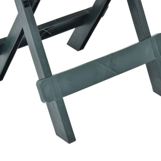 Maison Chic - Table pliable de jardin | Table d'extérieur vert 45x43x50 cm plastique - Image 5