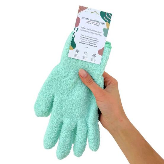 Gants de nettoyage pour plantes - Anti-calcaire - Vert pomme - Image 5