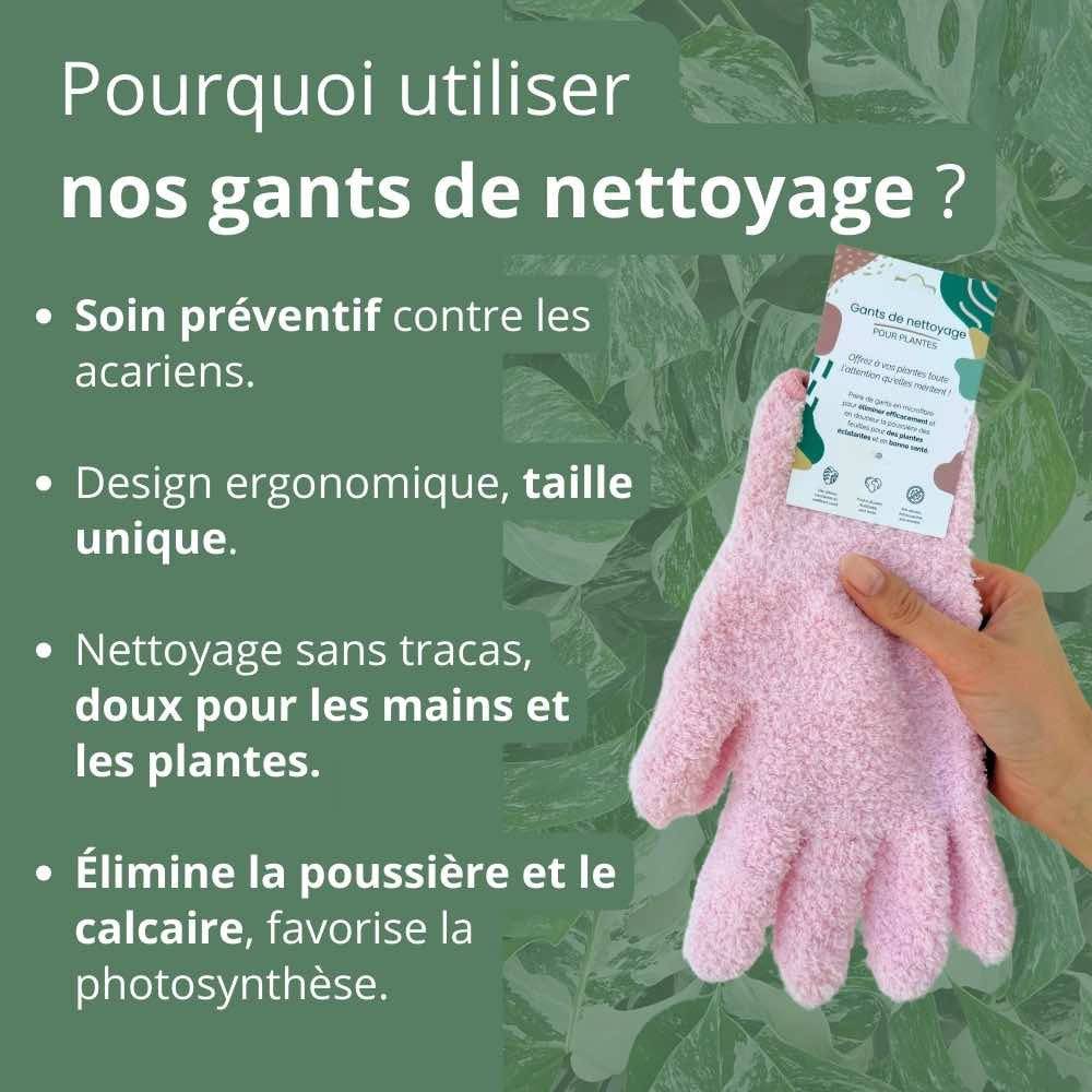 Gants de nettoyage pour plantes - Anti-calcaire - Vert pomme - Image 9