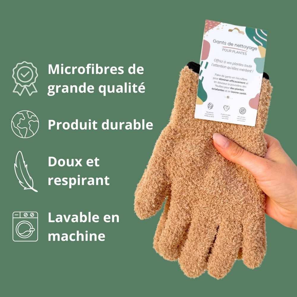 Gants de nettoyage pour plantes - Anti-calcaire - Vert pomme - Image 10