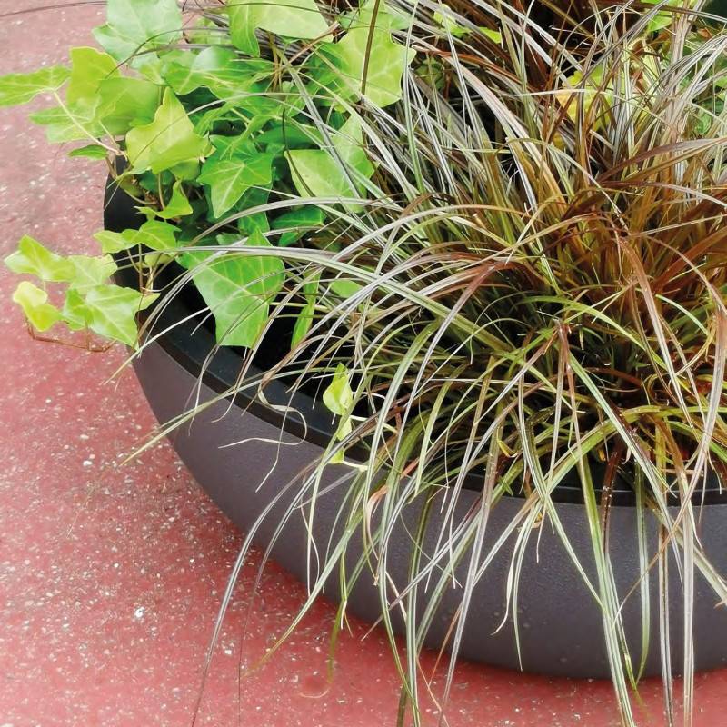 Riviera - Riviera - Coupe Pot De Fleurs - Granit D40 - Gris - Imagen 3