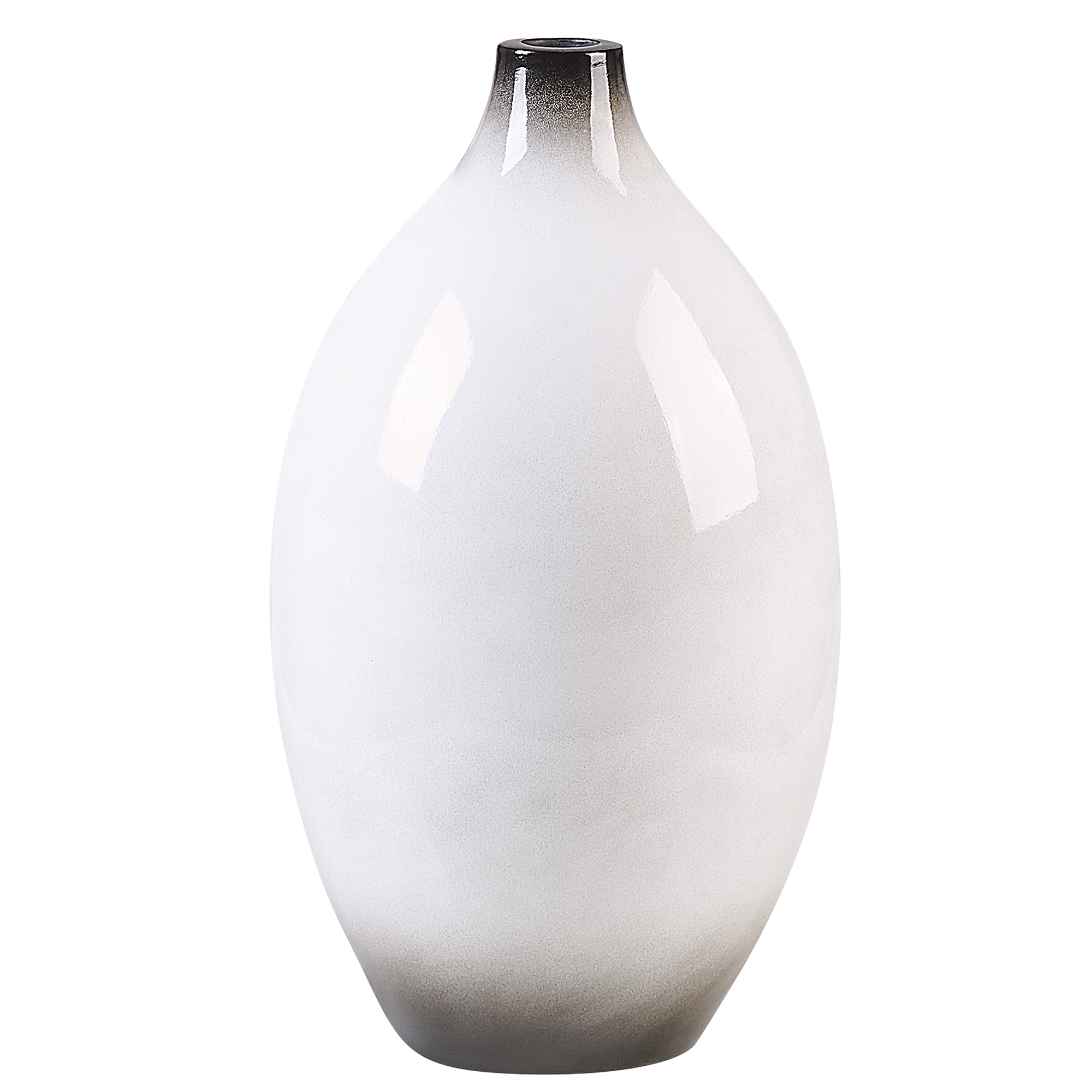 Beliani - Vase décoratif Terre cuite Blanc BAEZA - 20x20x36- Beliani - Image 2