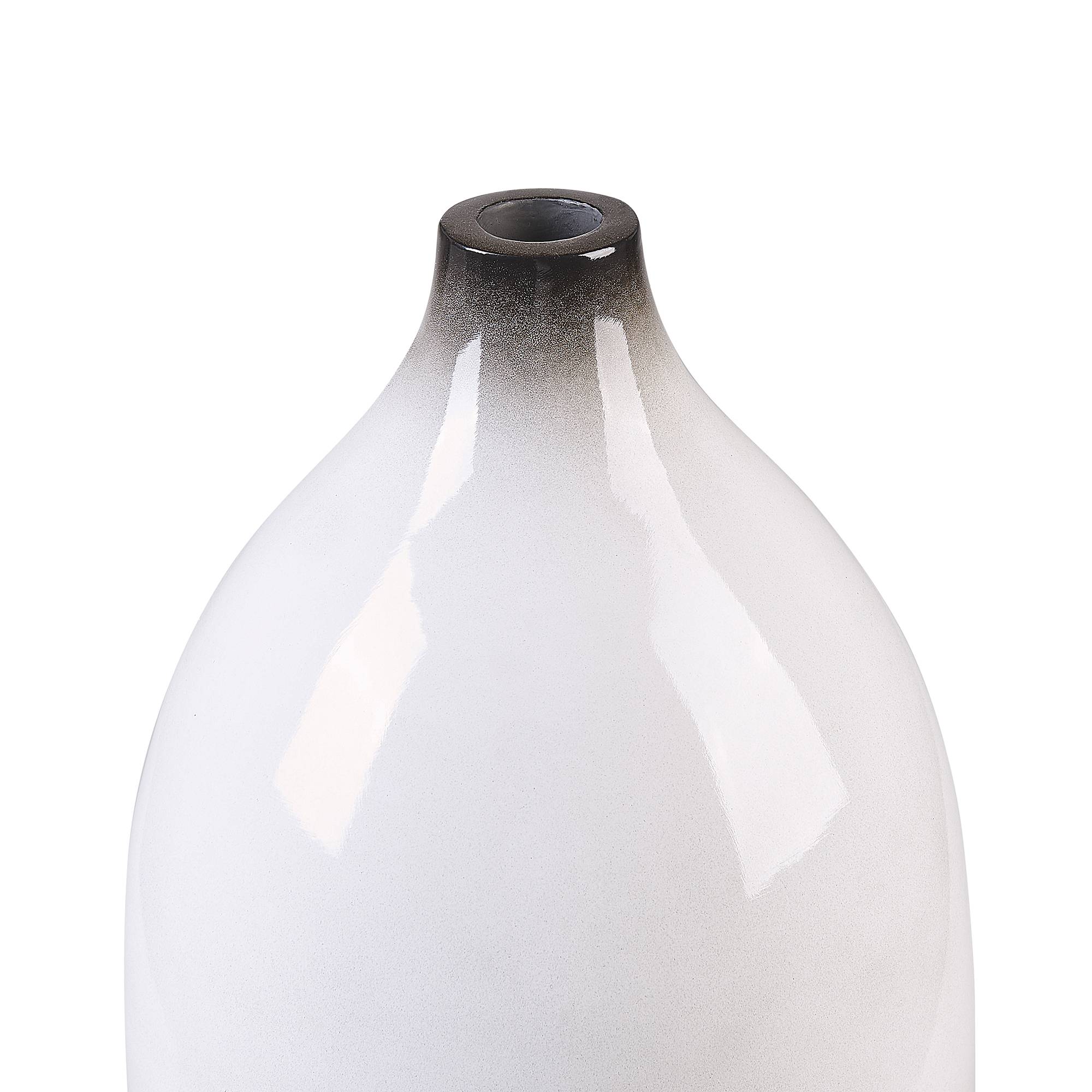 Beliani - Vase décoratif Terre cuite Blanc BAEZA - 20x20x36- Beliani - Image 5