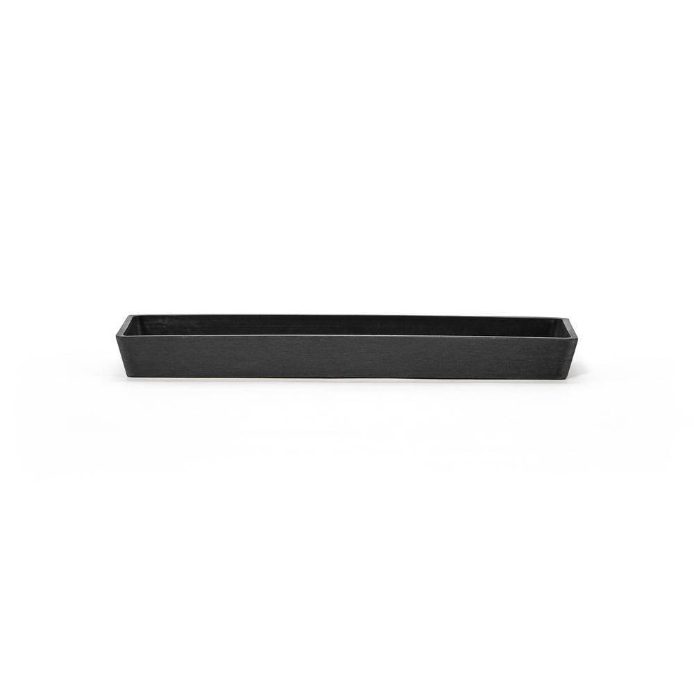 Ecopots - Soucoupe Rectangular 25 Gris Foncé - 25 x 9 x H. 2,3 cm ECOPOTS - Imagen 2