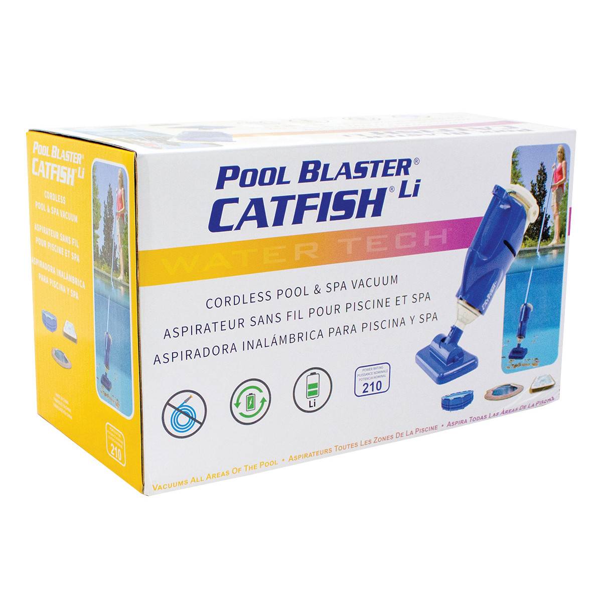 Aspirateur de piscine rechargeable - catfish 104326 Water Tech - Imagen 6