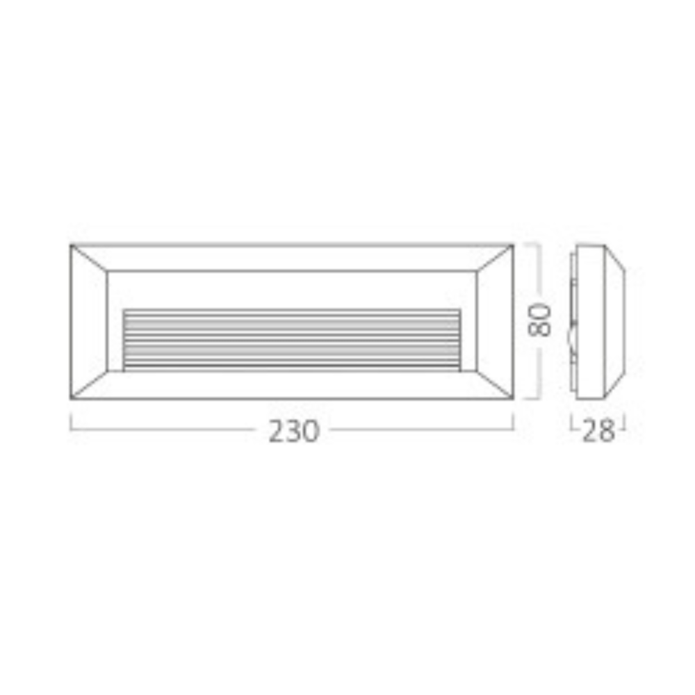 Applique murale LED VEKTA-B 3en1 3W 180lm IP65 Anthracite - Image 6