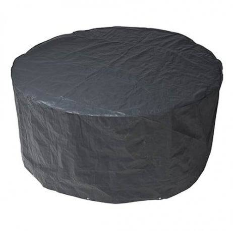 Housse de protection pour table ronde et chaises de jardin, Dimensions H90 x Ø205 cm - Image 1