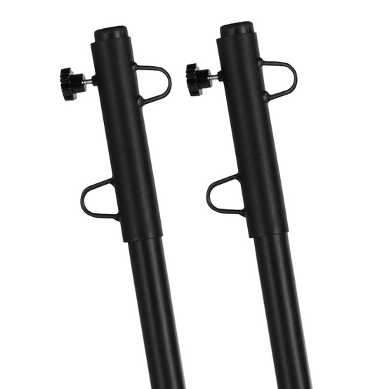 Lot de 2 mâts de fixation réglables pour voile d'ombrage H.220 CM poteaux et bases acier - Image 4